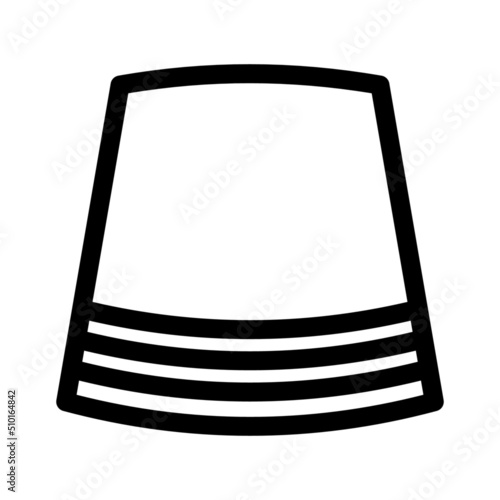 islamic cap icon or logo isolated sign symbol vector illustration - high quality black style vector icons
