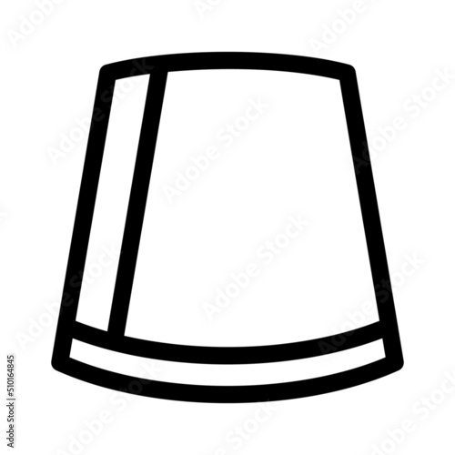 islamic cap icon or logo isolated sign symbol vector illustration - high quality black style vector icons
