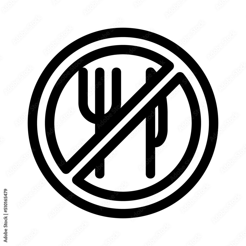 no eat icon or logo isolated sign symbol vector illustration - high quality black style vector icons
no eat icon or logo isolated sign symbol vector illustration - high quality black style vector icons
