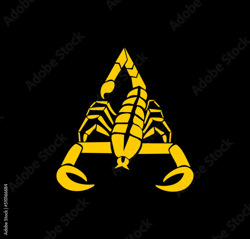 A scorpion logo
