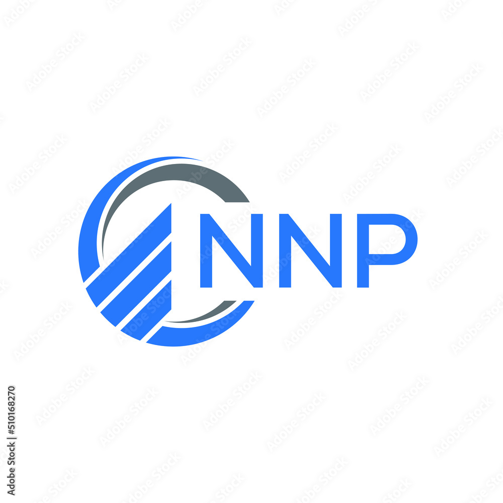 NNP Flat accounting logo design on white background. NNP creative initials Growth graph letter logo concept. NNP business finance logo design. NNP Flat accounting logo design on white background. NNP creative initials Growth graph letter logo concept. NNP business finance logo design.