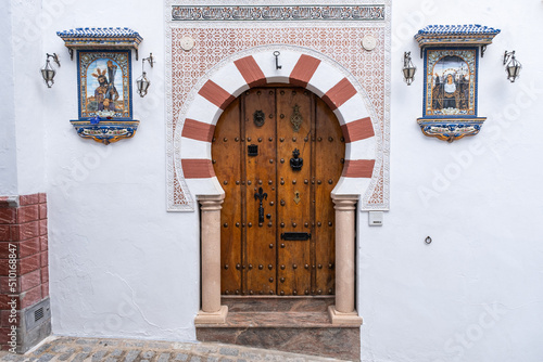 door in spain with arab influences 