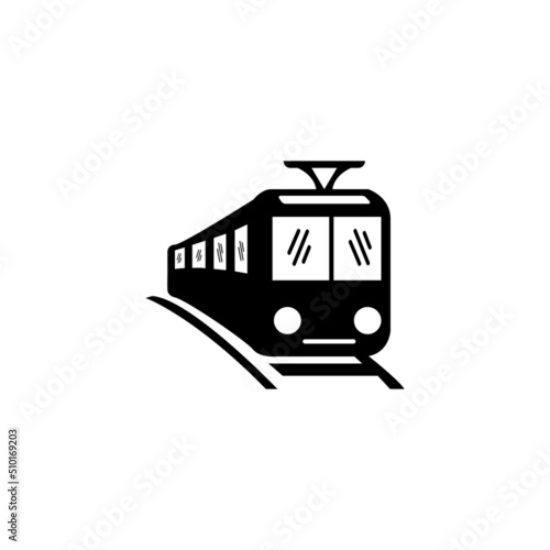 Railway  icon vector illustration logo design