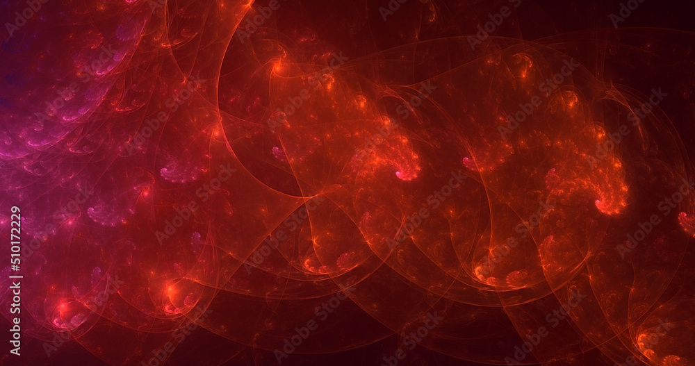 Obraz premium 3D rendering abstract multicolor fractal light background