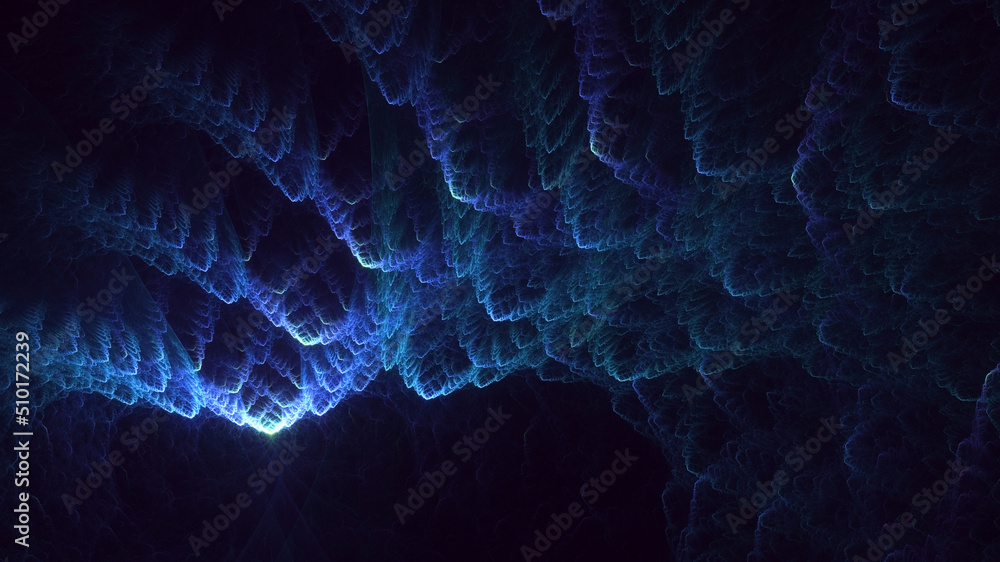 3D rendering abstract multicolor fractal light background 3D rendering abstract multicolor fractal light background