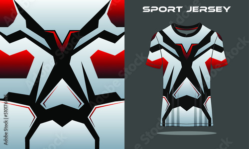 Tshirt sports abstrac texture footbal design for racing soccer gaming motocross gaming cycling 