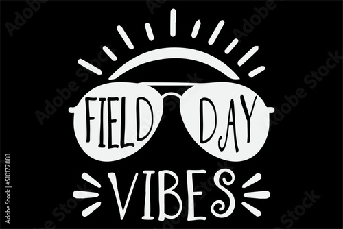 Field Day Vibes Summer Vacation T-shirt Design