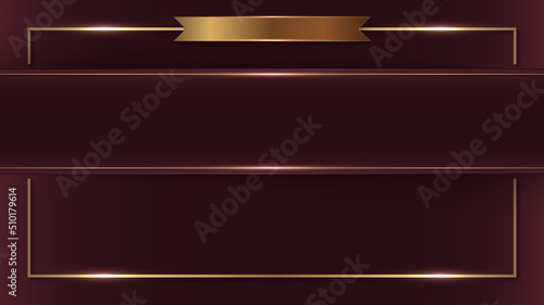 Luxury template red backgro...