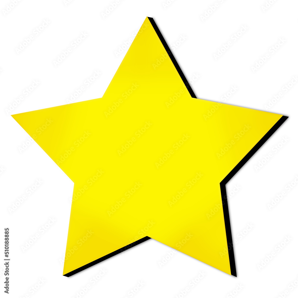 The star in yellow The star in yellow