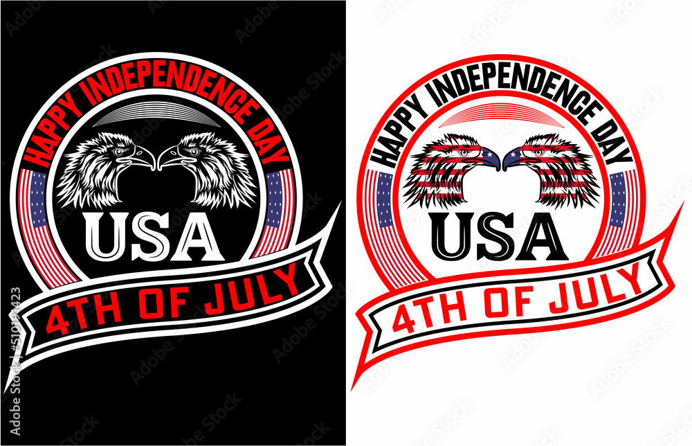Happy Independence Day T Shirt Design for 4th of July Happy Independence Day T Shirt Design for 4th of July