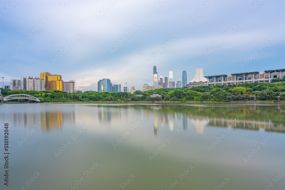 Natural landscape in Nanning folk song Lake scenic spot, Guangxi Natural landscape in Nanning folk song Lake scenic spot, Guangxi