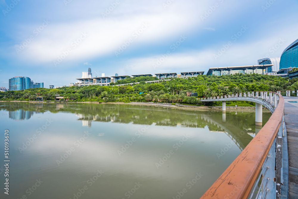 Natural landscape in Nanning folk song Lake scenic spot, Guangxi Natural landscape in Nanning folk song Lake scenic spot, Guangxi