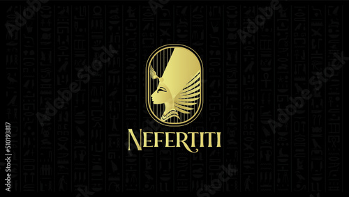 Nefertiti  Pharaoh Queen Golden mask Goddess