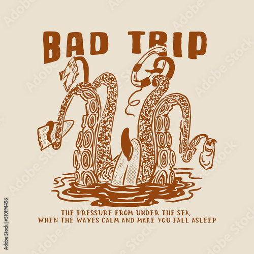 summer bad trip illustration