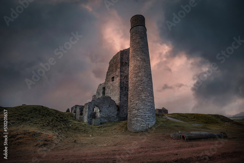 Derbyshire mining tower