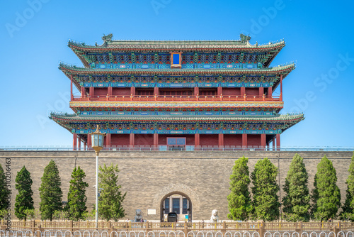 Photography front gate of the forbidden city in Beijing, china