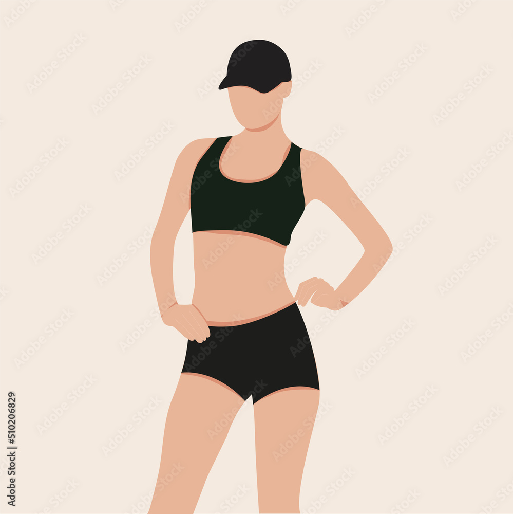 vector illustration woman doing exercise. Isolated background.
vector illustration woman doing exercise. Isolated background.