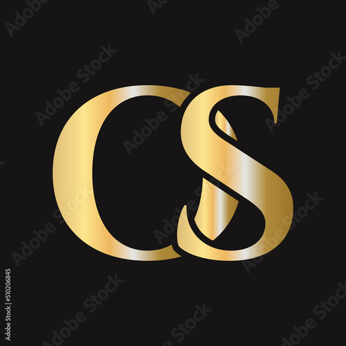 Initial letter OS, SO logo design vector template. Monogram OS logotype luxury symbol