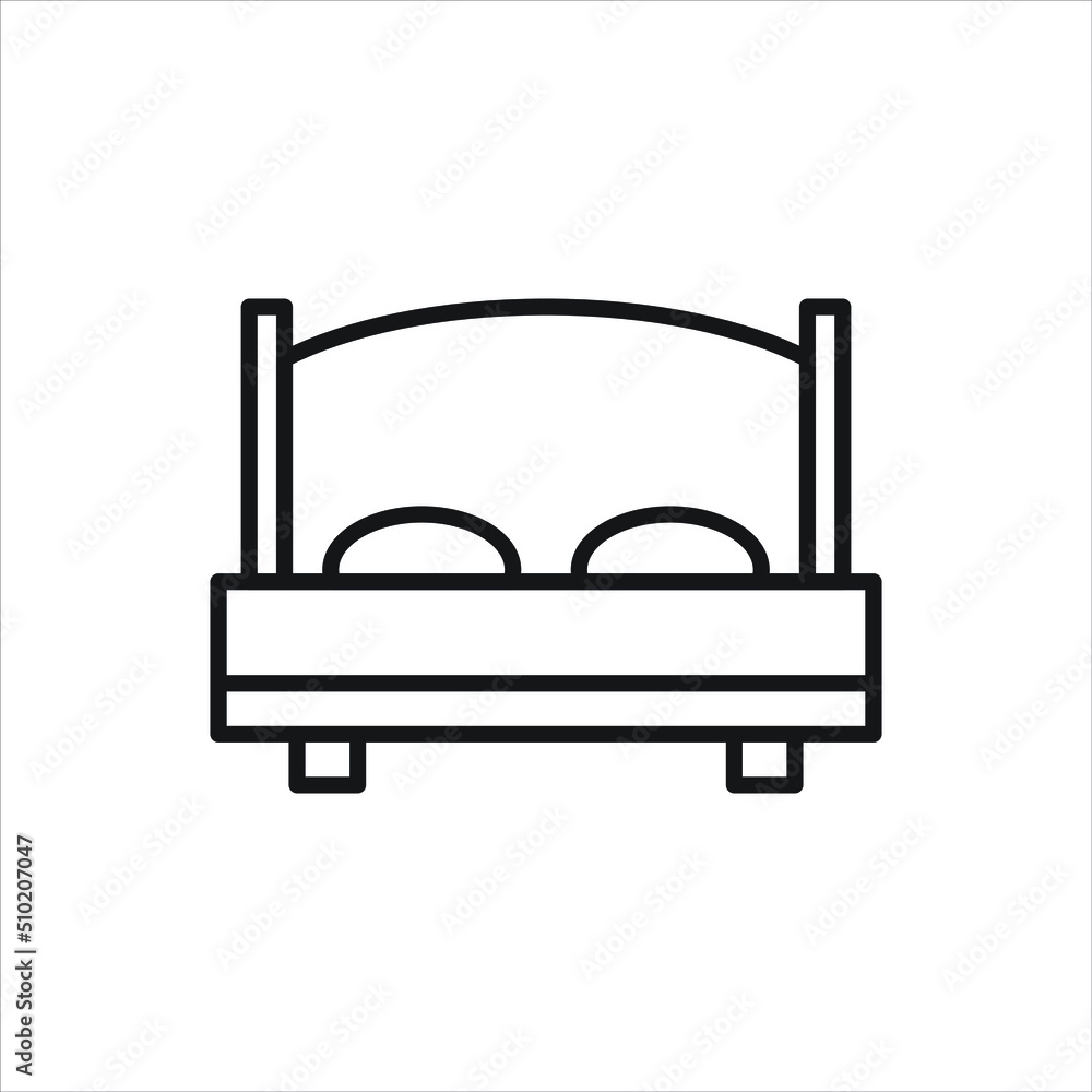 bed vector for website symbol icon presentation bed vector for website symbol icon presentation