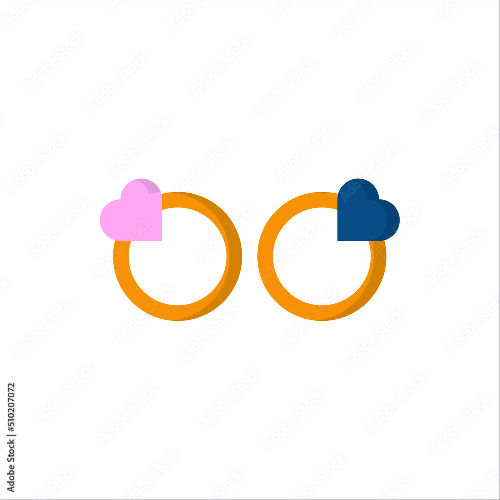 love ring vector for website symbol icon presentation love ring vector for website symbol icon presentation