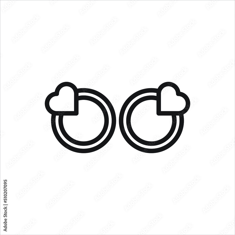 love ring vector for website symbol icon presentation love ring vector for website symbol icon presentation