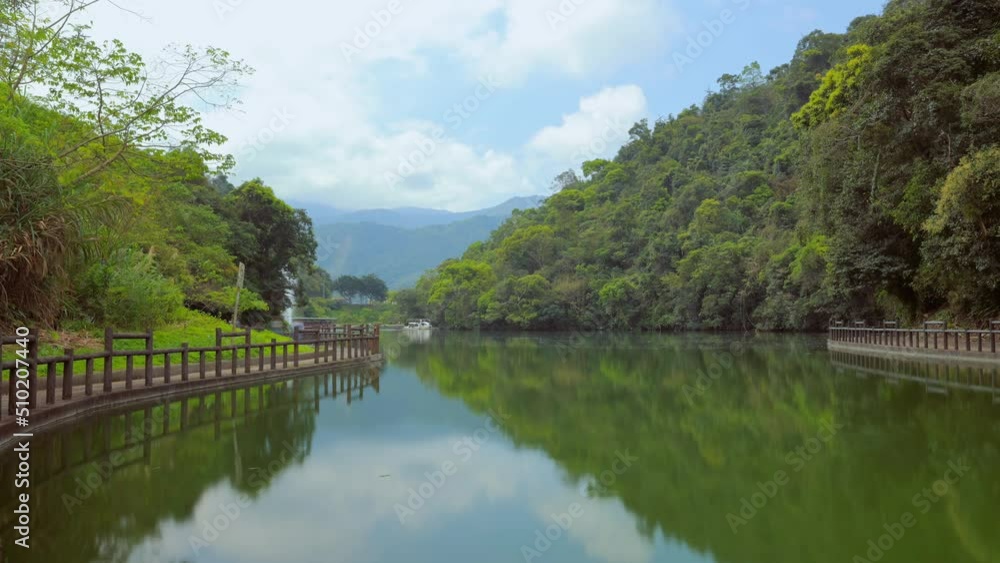 Beautiful landscape of Chungpi Lake in Yilan, Taiwan. Beautiful landscape of Chungpi Lake in Yilan, Taiwan.