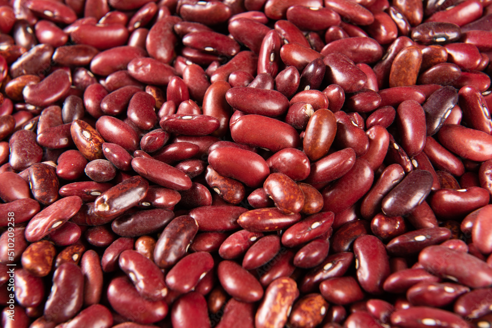 close up raw red kidney beans texture background close up raw red kidney beans texture background
