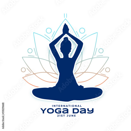 international yoga day celebration social post banner