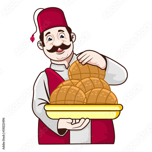 Soft and delicious traditional Turkish bread