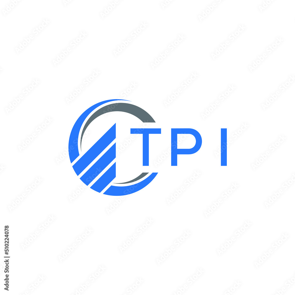 TPI Flat accounting logo design on white background. TPI creative initials Growth graph letter logo concept. TPI business finance logo design. TPI Flat accounting logo design on white background. TPI creative initials Growth graph letter logo concept. TPI business finance logo design.