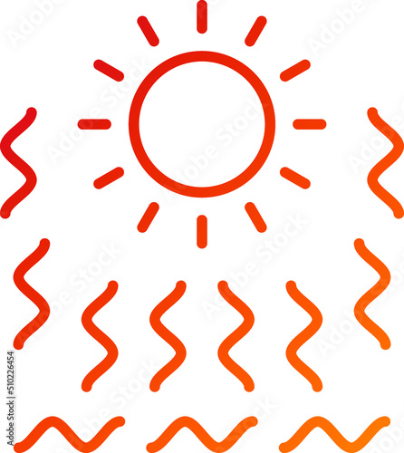 Heat Wave Icon Style