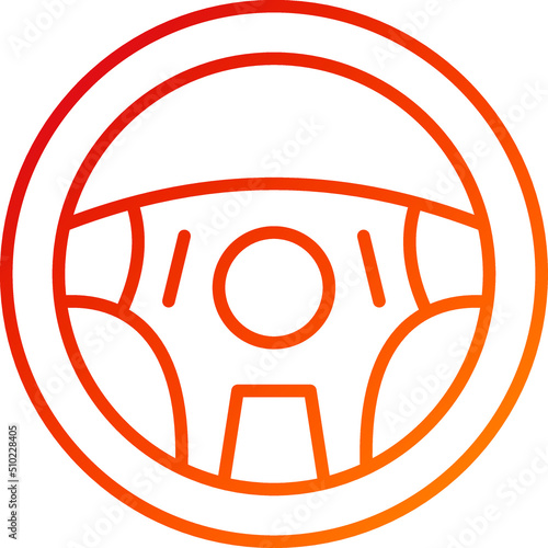 Steering Wheel Icon Style