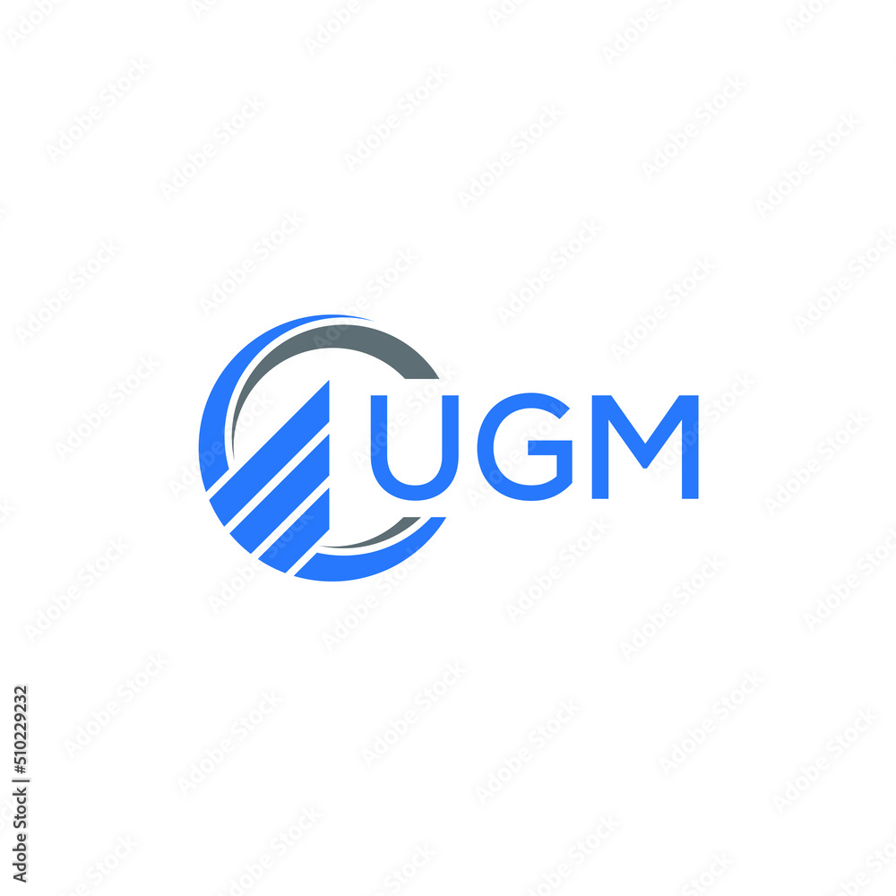 UGM Flat accounting logo design on white background. UGM creative initials Growth graph letter logo concept. UGM business finance logo design. UGM Flat accounting logo design on white background. UGM creative initials Growth graph letter logo concept. UGM business finance logo design.