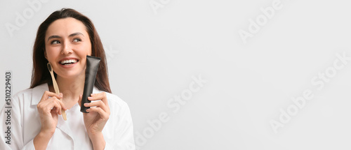 Beautiful young woman with ...