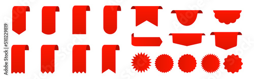 Sale tags collection. Special offer, big sale, discount, best price, mega sale banner set. Shop or online shopping. Sticker, badge, coupon, store.