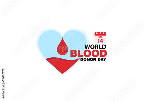 World Blood Donor Day vector illustration. Awareness poster that encourages donors to donate blood. 
Background. Medical sign on June 14. Vector illustration.. The concept. 
World Day of Blood Donors 