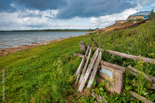 fence on the beach