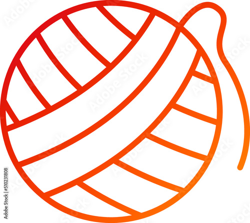Wool Ball Icon Style