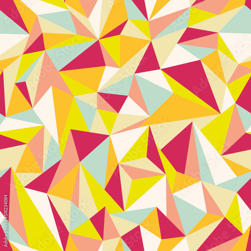 Seamless stylish abstract geometric pattern