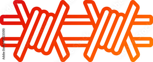 Barbed Wire Icon Style