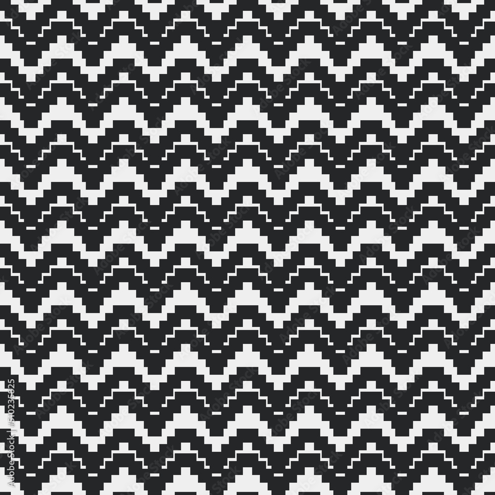Pixelated black chevron. Chevron vector print for decoration and design. Pixelated black chevron. Chevron vector print for decoration and design.