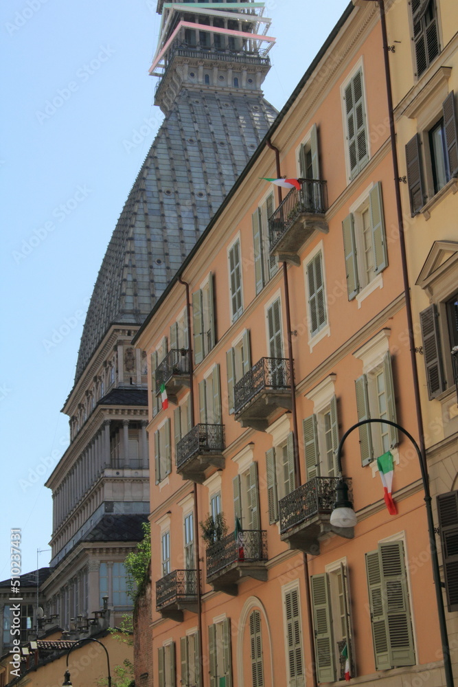 Fototapeta premium Visiting the city of Turin, Italy