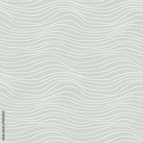Seamless abstract pattern with hand drawn lines