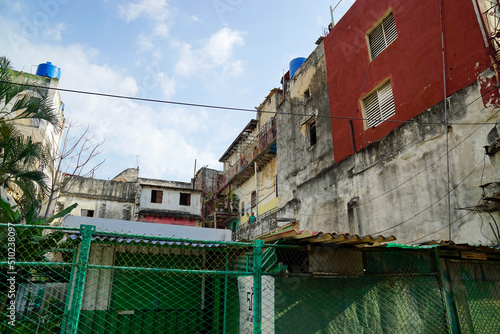 colorful oold houses in havana photo