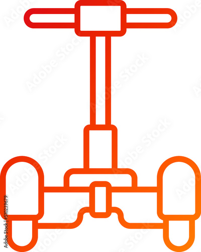 Police Segway Icon Style