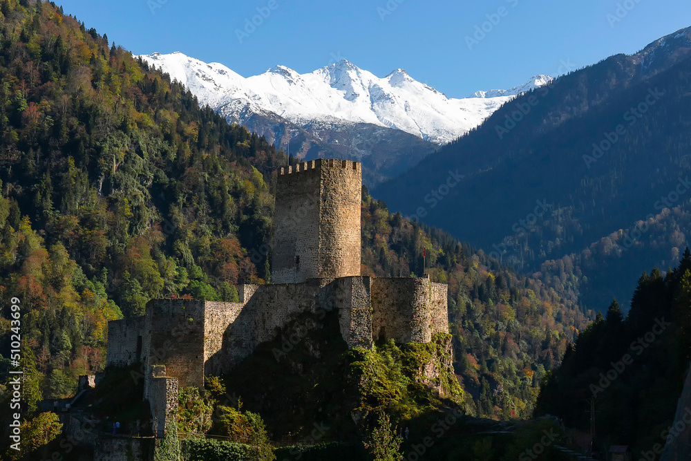 Zil Castle and Kaçkar Mountains, Rize Zil Castle and Kaçkar Mountains, Rize