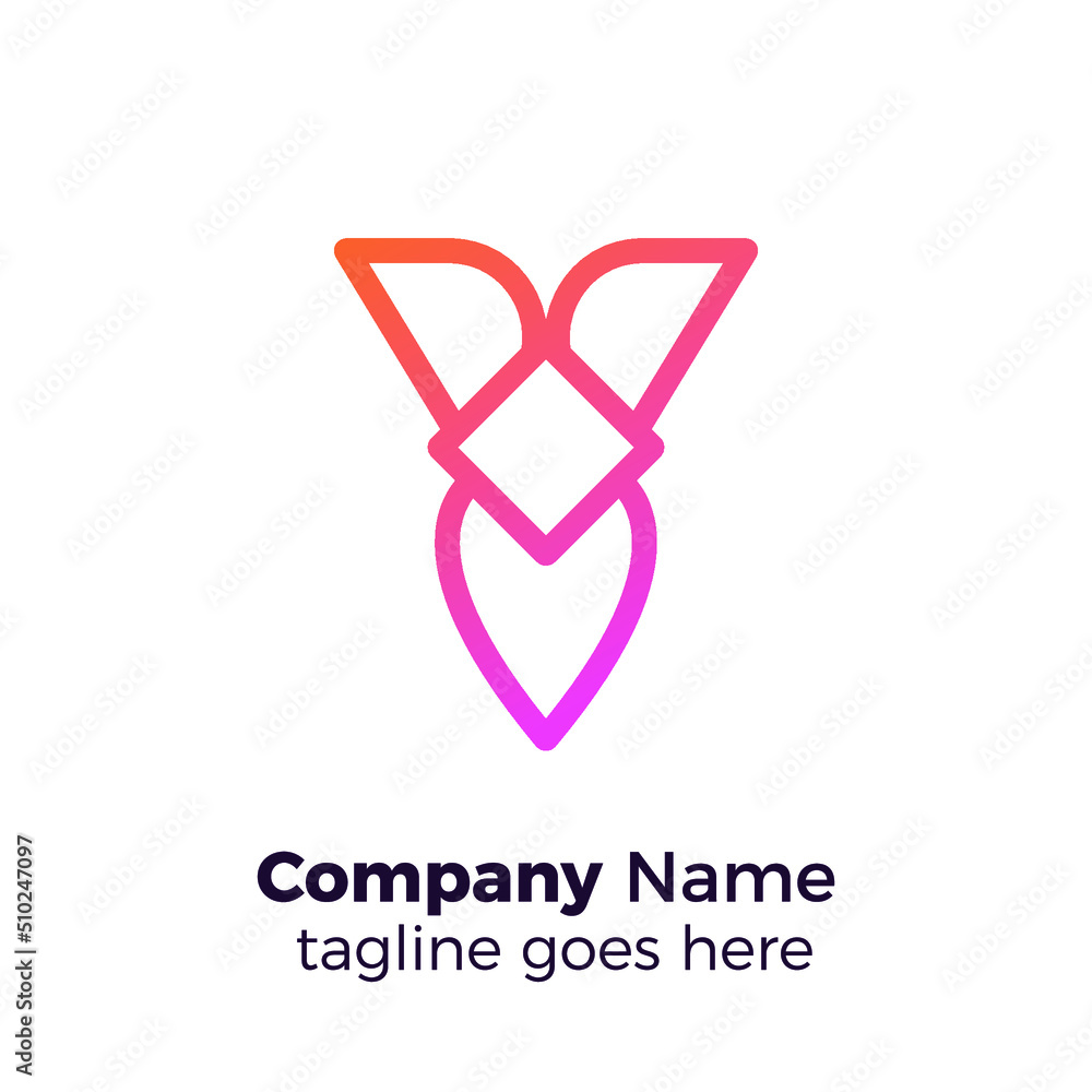 unique simple logo vector illustration template unique simple logo vector illustration template