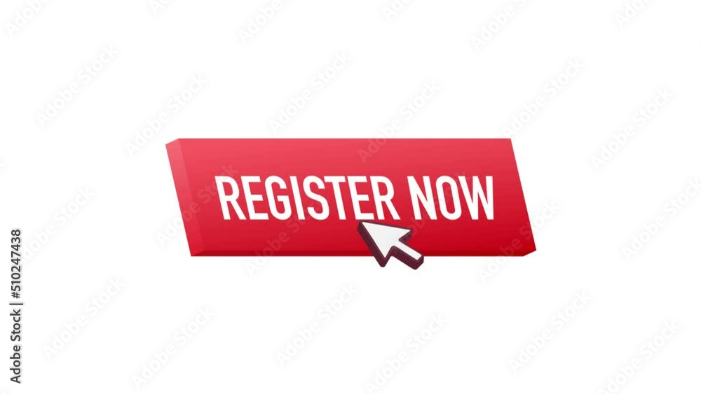 Modern register now button, great design for any purposes. Banner Motion graphics. Web banner. Flat design 4k Modern register now button, great design for any purposes. Banner Motion graphics. Web banner. Flat design 4k