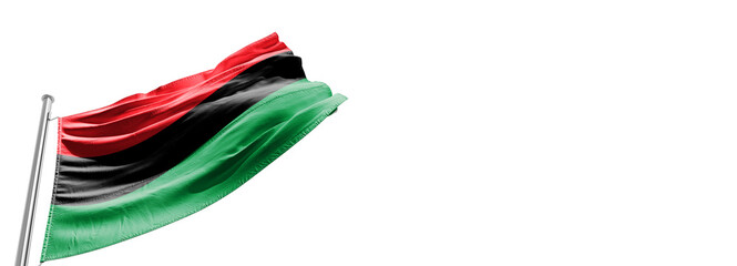 juneteenth Symbolic  Behind the Pan-African Flag African American flag typically referred to as the RBG flag. Red representing the blood of African Americans, black representing the skin of African 