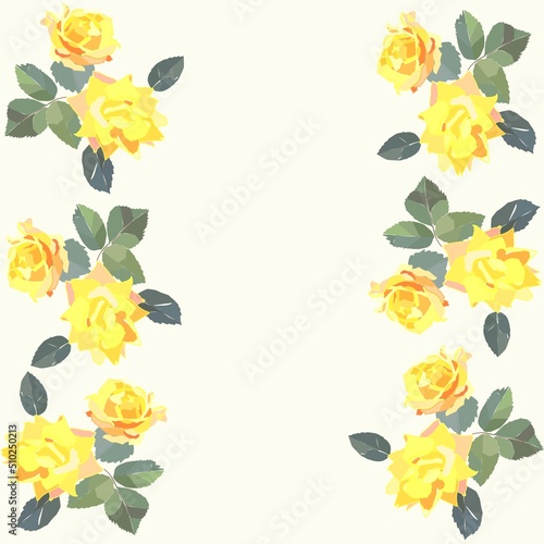 background with roses